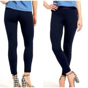 Draper James Pintuck Ponte Pull On Legging- Navy M